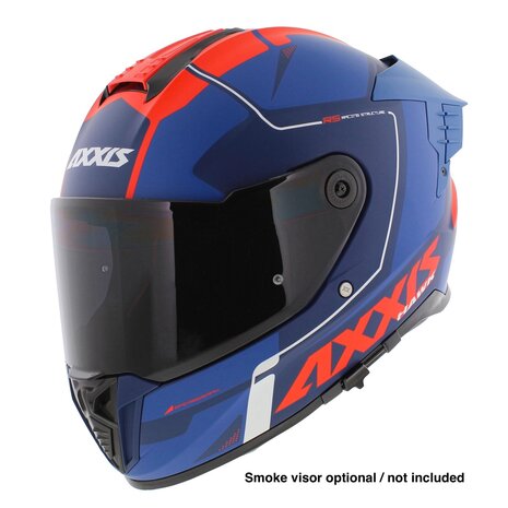 Axxis Hawk SV Evo full face helmet Spear C5 matt blue red