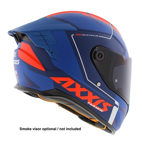 Axxis Hawk SV Evo full face helmet Spear C5 matt blue red