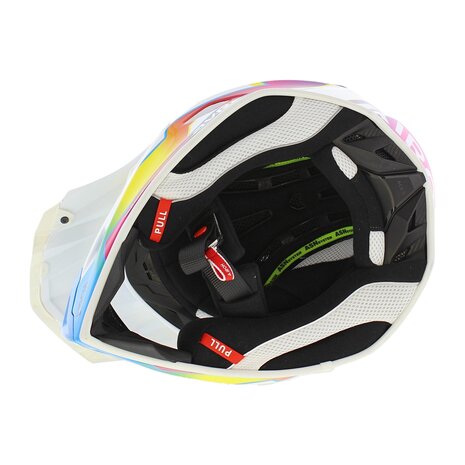 Airoh Aviator Ace 2 MX Helmet Sunrise gloss white rainbow