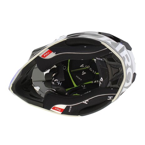 Airoh Twist 3.0 MX Helmet Hustle grey black orange purple