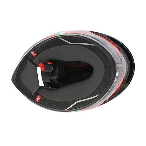 AGV K6 S Braven Motorcycle helmet - gloss black red white