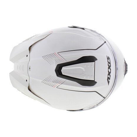 Axxis Hawk SV Evo full face helmet solid A0 gloss pearl white