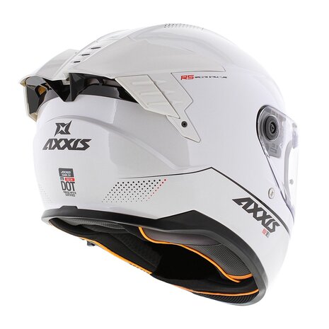 Axxis Hawk SV Evo full face helmet solid A0 gloss pearl white