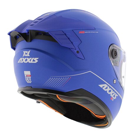 Axxis Hawk SV Evo full face helmet solid A7 matt blue