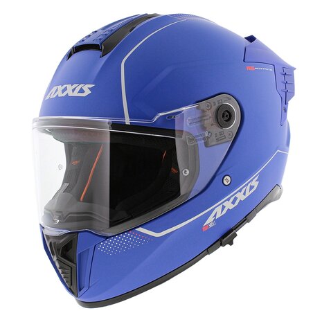 Axxis Hawk SV Evo full face helmet solid A7 matt blue