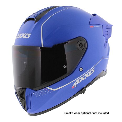Axxis Hawk SV Evo full face helmet solid A7 matt blue
