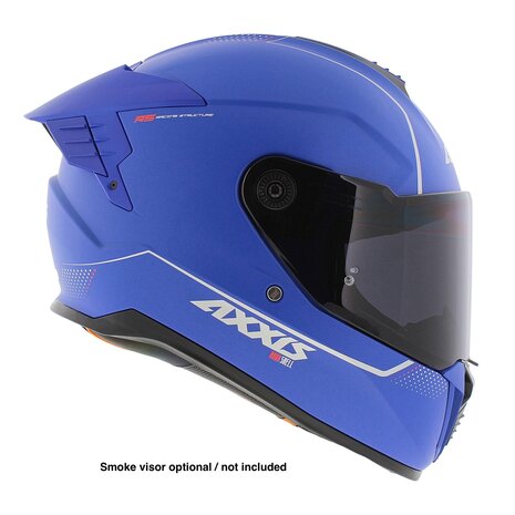 Axxis Hawk SV Evo full face helmet solid A7 matt blue