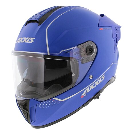 Axxis Hawk SV Evo full face helmet solid A7 matt blue