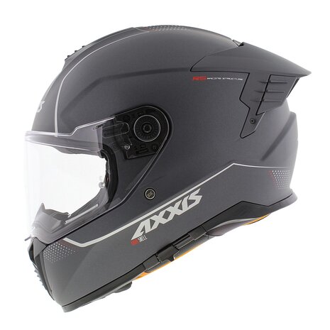 Axxis Hawk SV Evo full face helmet solid matt titanium