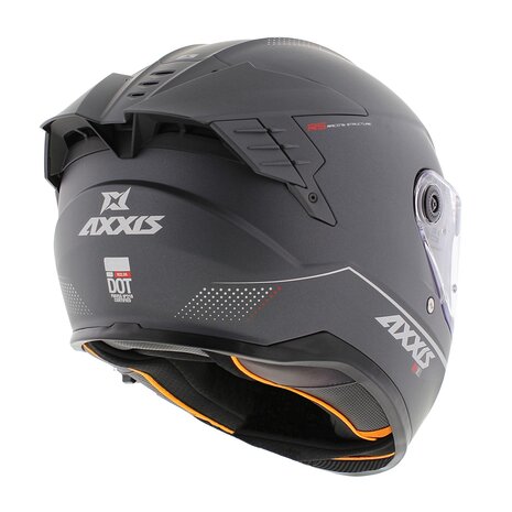 Axxis Hawk SV Evo full face helmet solid matt titanium