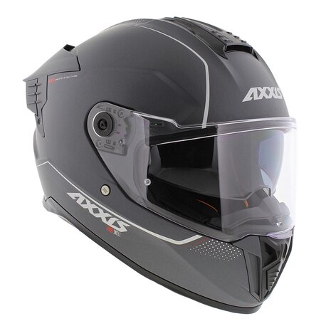Axxis Hawk SV Evo full face helmet solid matt titanium