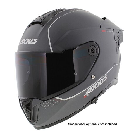 Axxis Hawk SV Evo full face helmet solid matt titanium