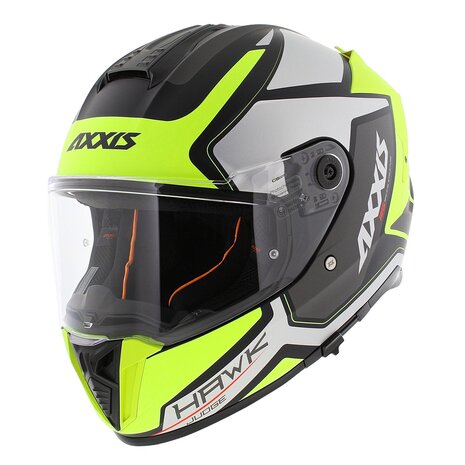 Axxis Hawk SV full face helmet Judge B3 matt yellow silver black
