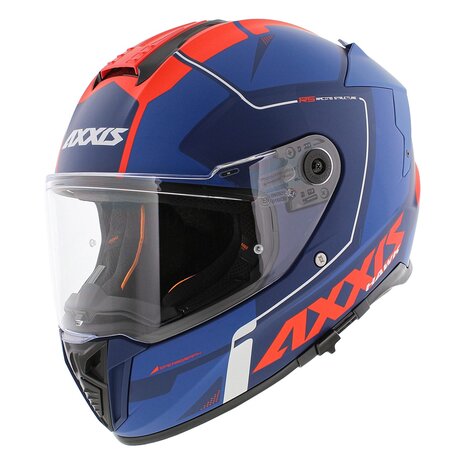 Axxis Hawk SV full face helmet Spear C5 matt blue red
