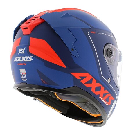 Axxis Hawk SV full face helmet Spear C5 matt blue red