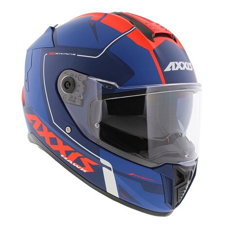 Axxis Hawk SV full face helmet Spear C5 matt blue red