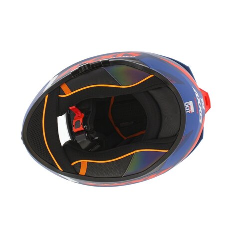 Axxis Hawk SV full face helmet Spear C5 matt blue red