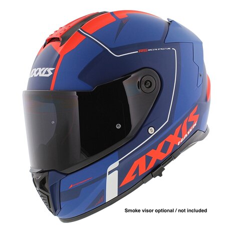 Axxis Hawk SV full face helmet Spear C5 matt blue red
