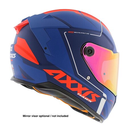 Axxis Hawk SV full face helmet Spear C5 matt blue red