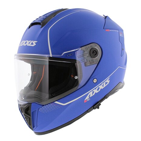 Axxis Hawk SV full face helmet solid A7 matt blue