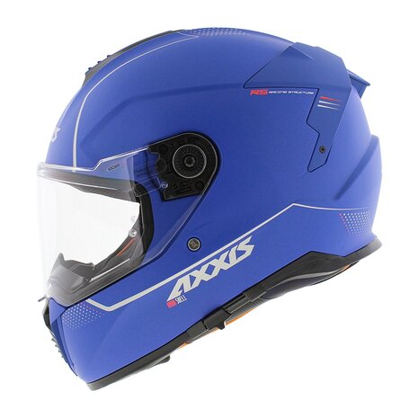 Axxis Hawk SV full face helmet solid A7 matt blue