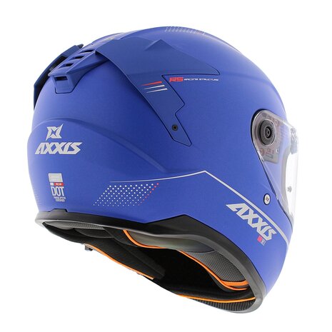 Axxis Hawk SV full face helmet solid A7 matt blue