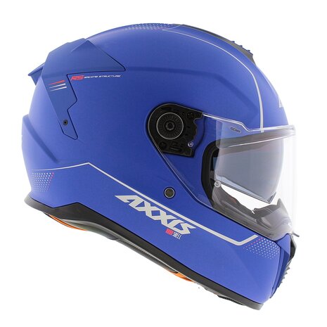 Axxis Hawk SV full face helmet solid A7 matt blue