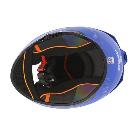 Axxis Hawk SV full face helmet solid A7 matt blue