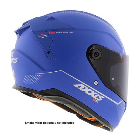 Axxis Hawk SV full face helmet solid A7 matt blue