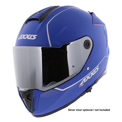 Axxis Hawk SV full face helmet solid A7 matt blue