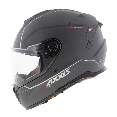 Axxis Hawk SV full face helmet solid matt titanium
