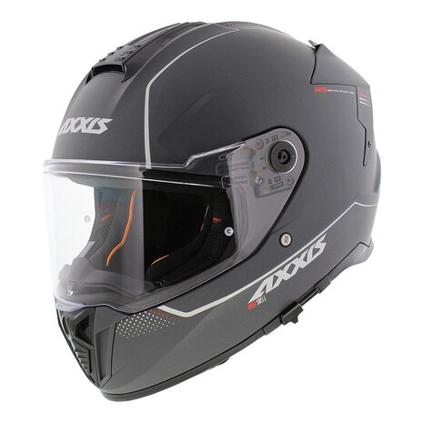 Axxis Hawk SV full face helmet solid matt titanium