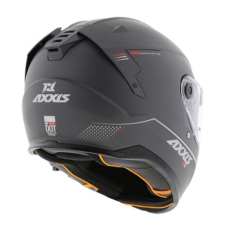 Axxis Hawk SV full face helmet solid matt titanium