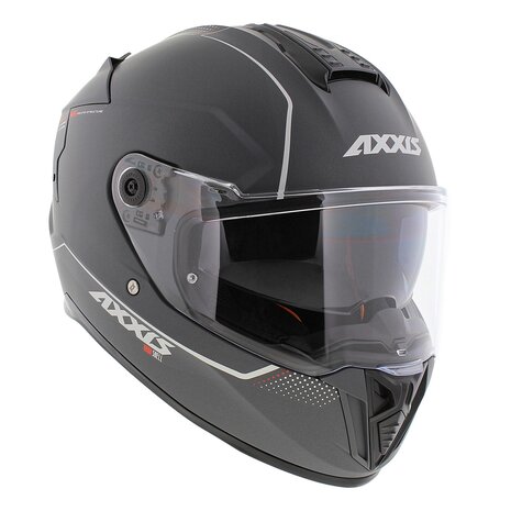 Axxis Hawk SV full face helmet solid matt titanium