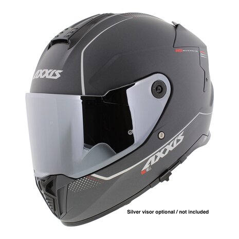 Axxis Hawk SV full face helmet solid matt titanium