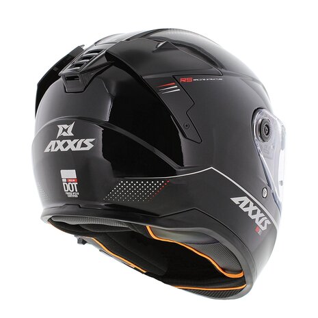 Axxis Hawk SV full face helmet solid A1 gloss black