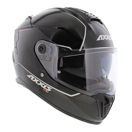 Axxis Hawk SV full face helmet solid A1 gloss black