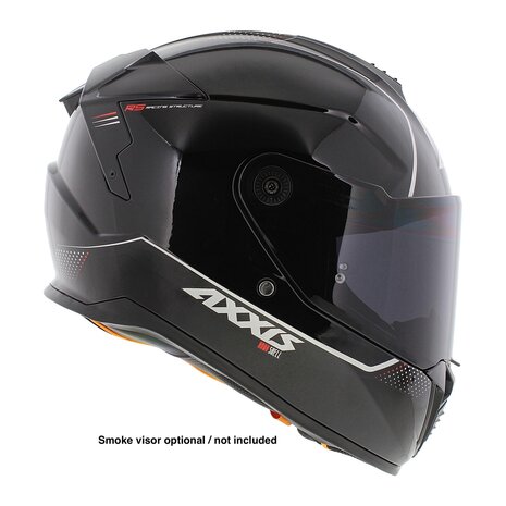 Axxis Hawk SV full face helmet solid A1 gloss black