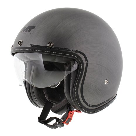 MT Le Mans II SV S Helmet Brushed matt titanium