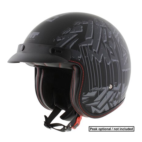 MT Le Mans II SV S Helmet Dystopic matt back