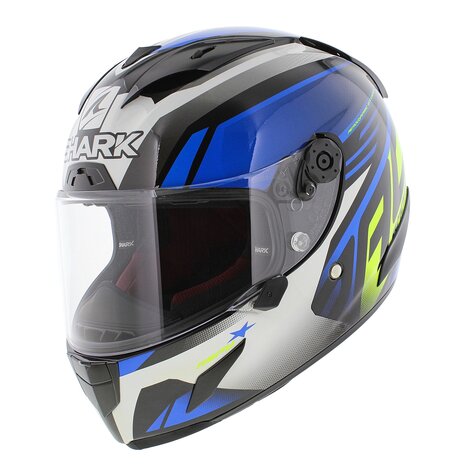 Shark Race-R Pro Aspy full face helmet - Black Blue Yellow