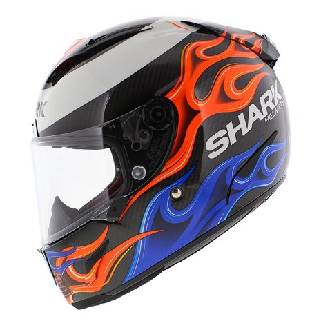 Shark Race-R Pro Carbon Lorenzo 2019 full face helmet - Black Blue Red