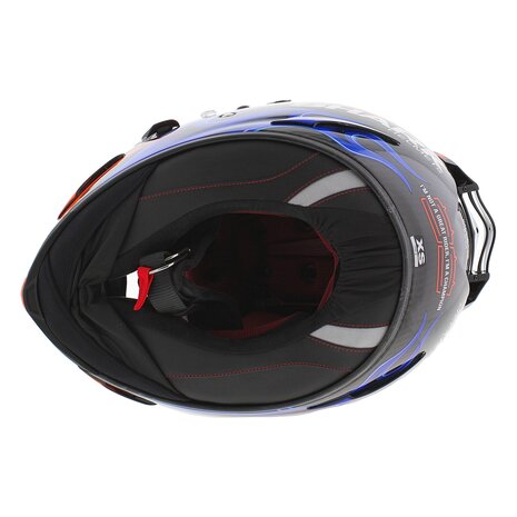 Shark Race-R Pro Carbon Lorenzo 2019 full face helmet - Black Blue Red