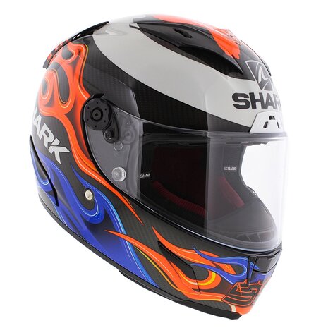 Shark Race-R Pro Carbon Lorenzo 2019 full face helmet - Black Blue Red