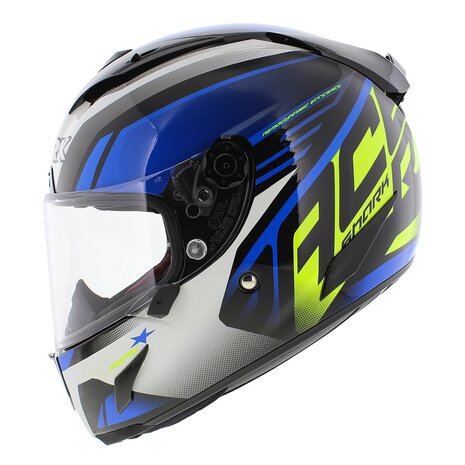 Shark Race-R Pro Aspy full face helmet - Black Blue Yellow