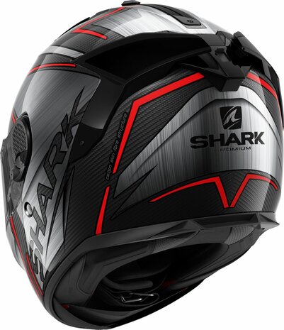 Shark Spartan GT Carbon - Size XS - Kromium Gloss carbon black red chrome