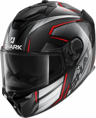 Shark Spartan GT Carbon - Size XS - Kromium Gloss carbon black red chrome