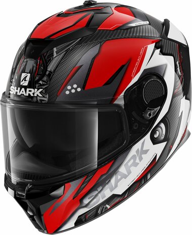 Shark Spartan GT Carbon - Size XS - Urikan gloss black white red carbon