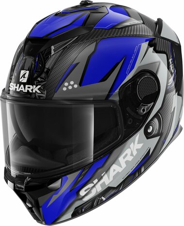 Shark Spartan GT Carbon - Size XS - Urikan gloss black blue silver carbon 
