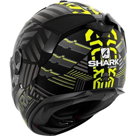 Shark Spartan GT E-Brake - Matt black yellow anthracite - Sports tourer motorcycle